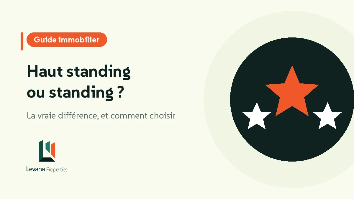 Haut standing ou standing ?