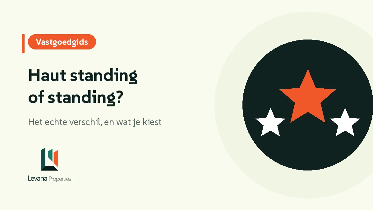 Haut standing of standing?