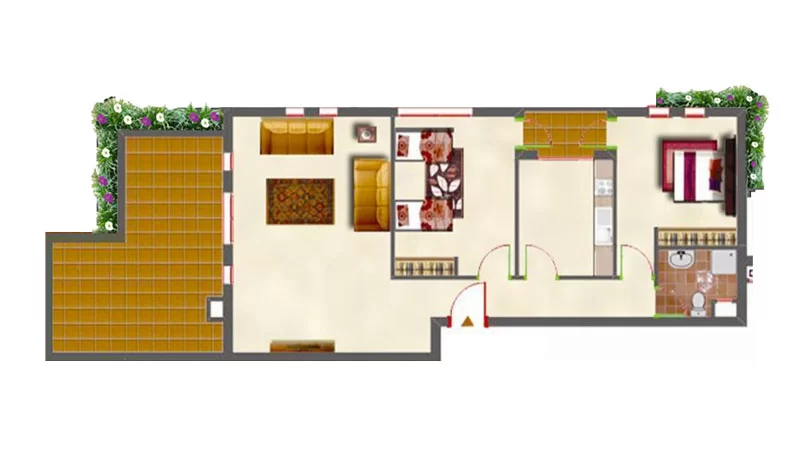 Appartement 2 chambre 