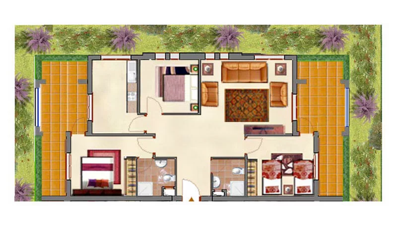 Appartement 3 chambres 