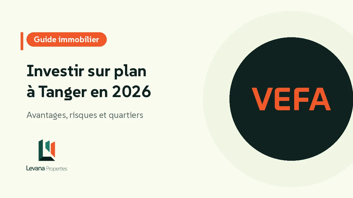 Investir sur plan à Tanger en 2026
