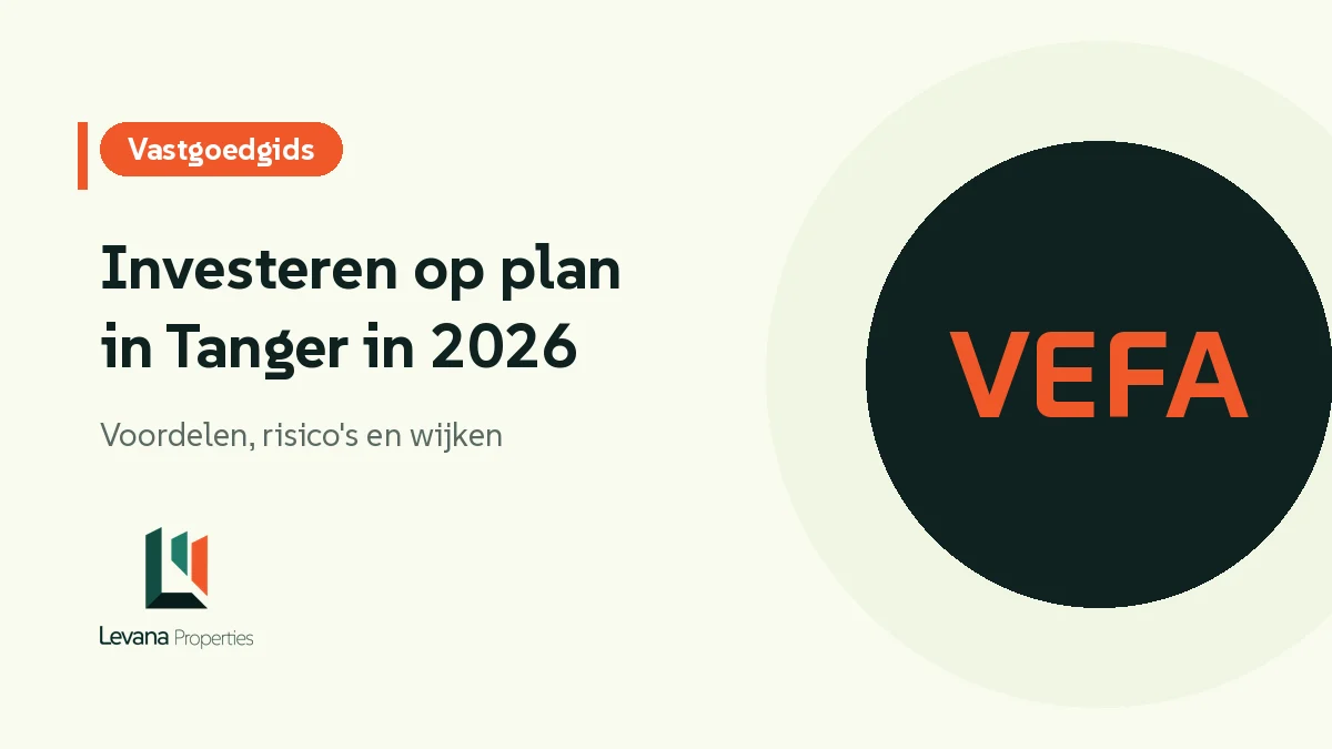 Investeren op plan in Tanger in 2026