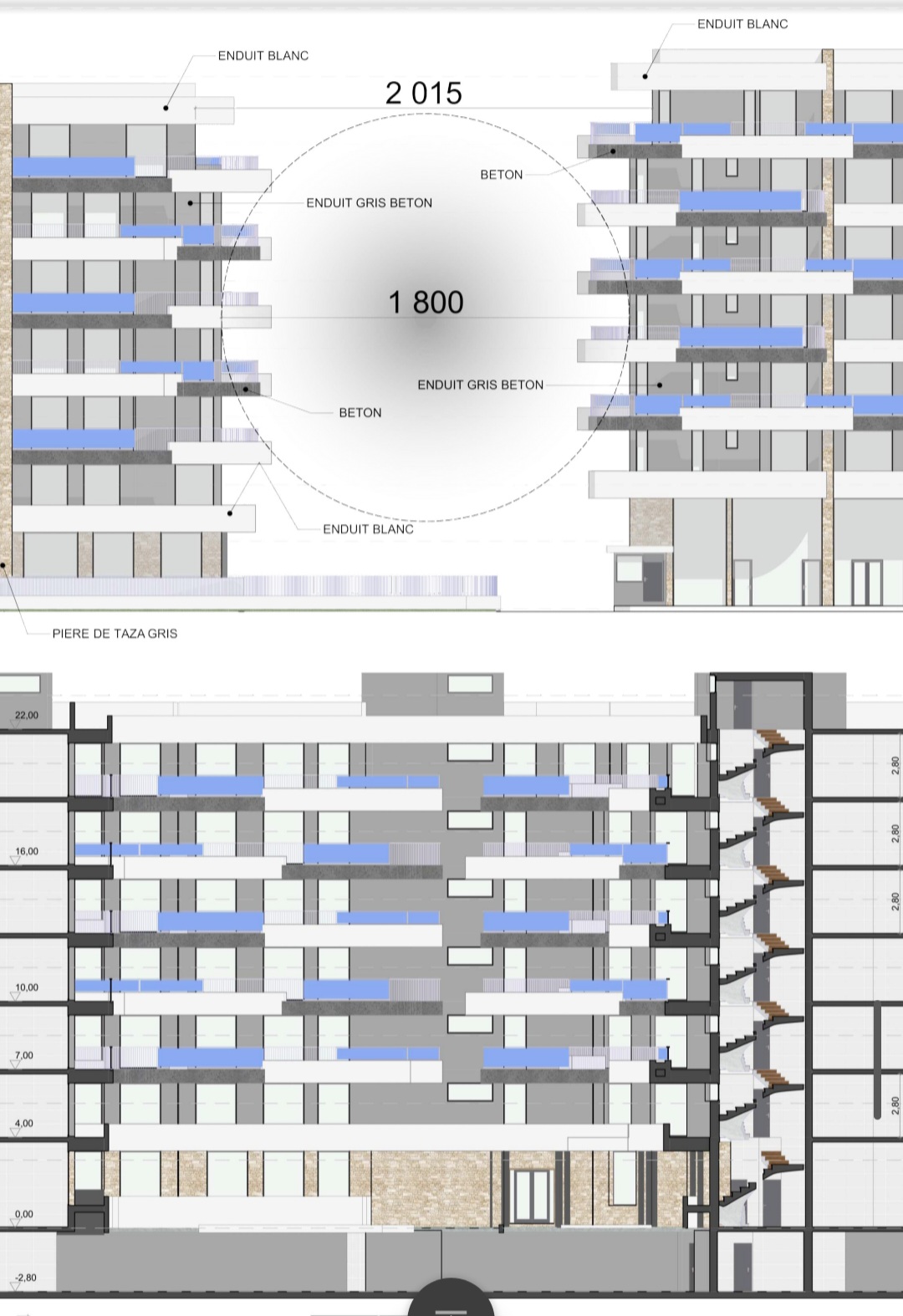 Appartement 3 chambres 3 sdb