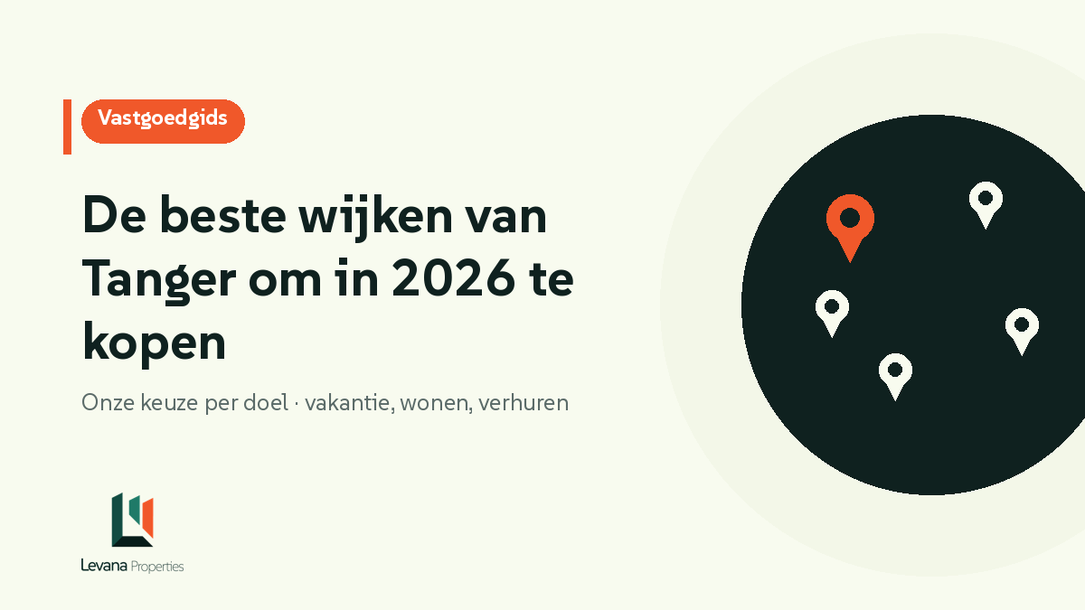 De beste wijken van Tanger om in 2026 te kopen