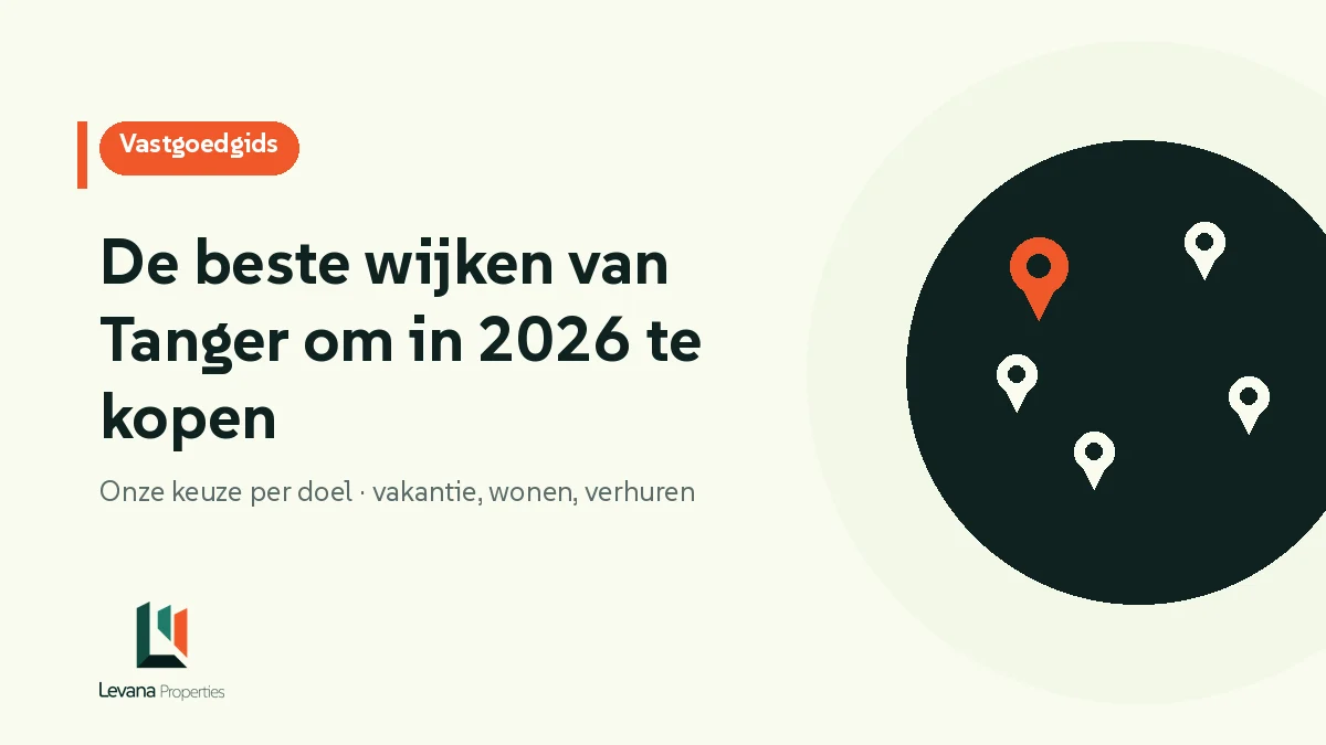 De beste wijken van Tanger om in 2026 te kopen: onze keuze per doel